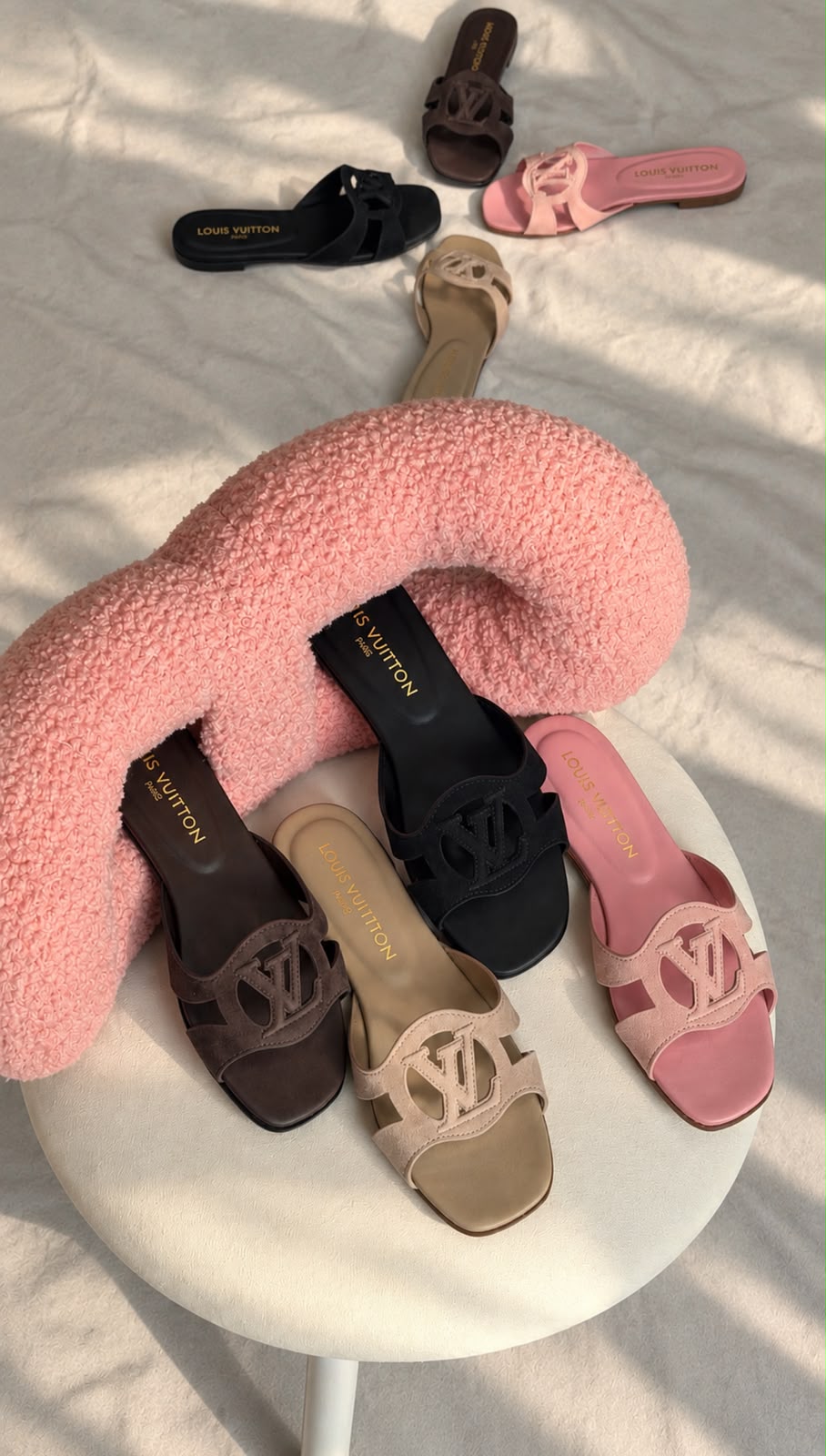 Louis Vuitton Revival Flat Mule Sandals