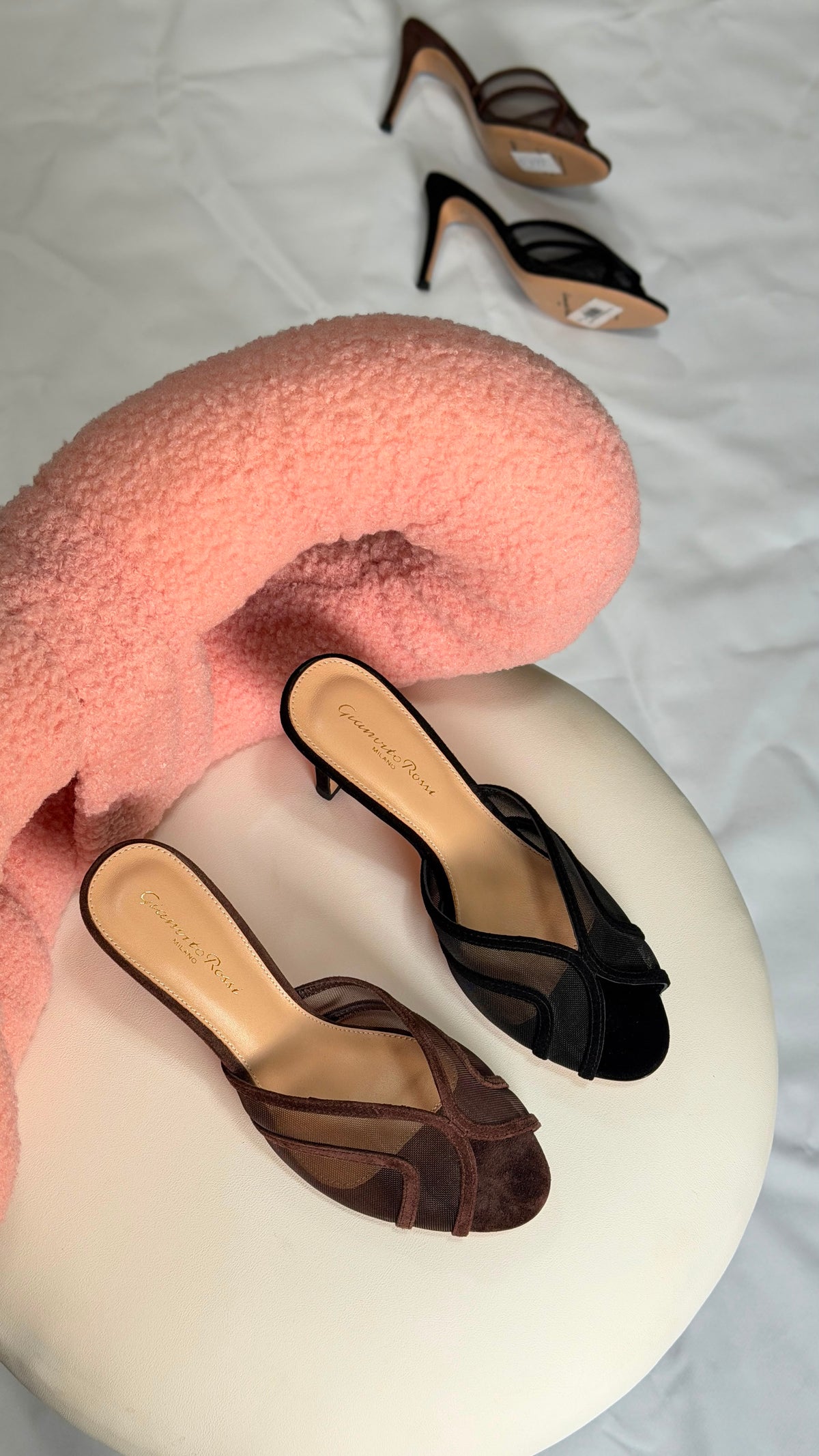 Gianvito Rossi Mesh Mules