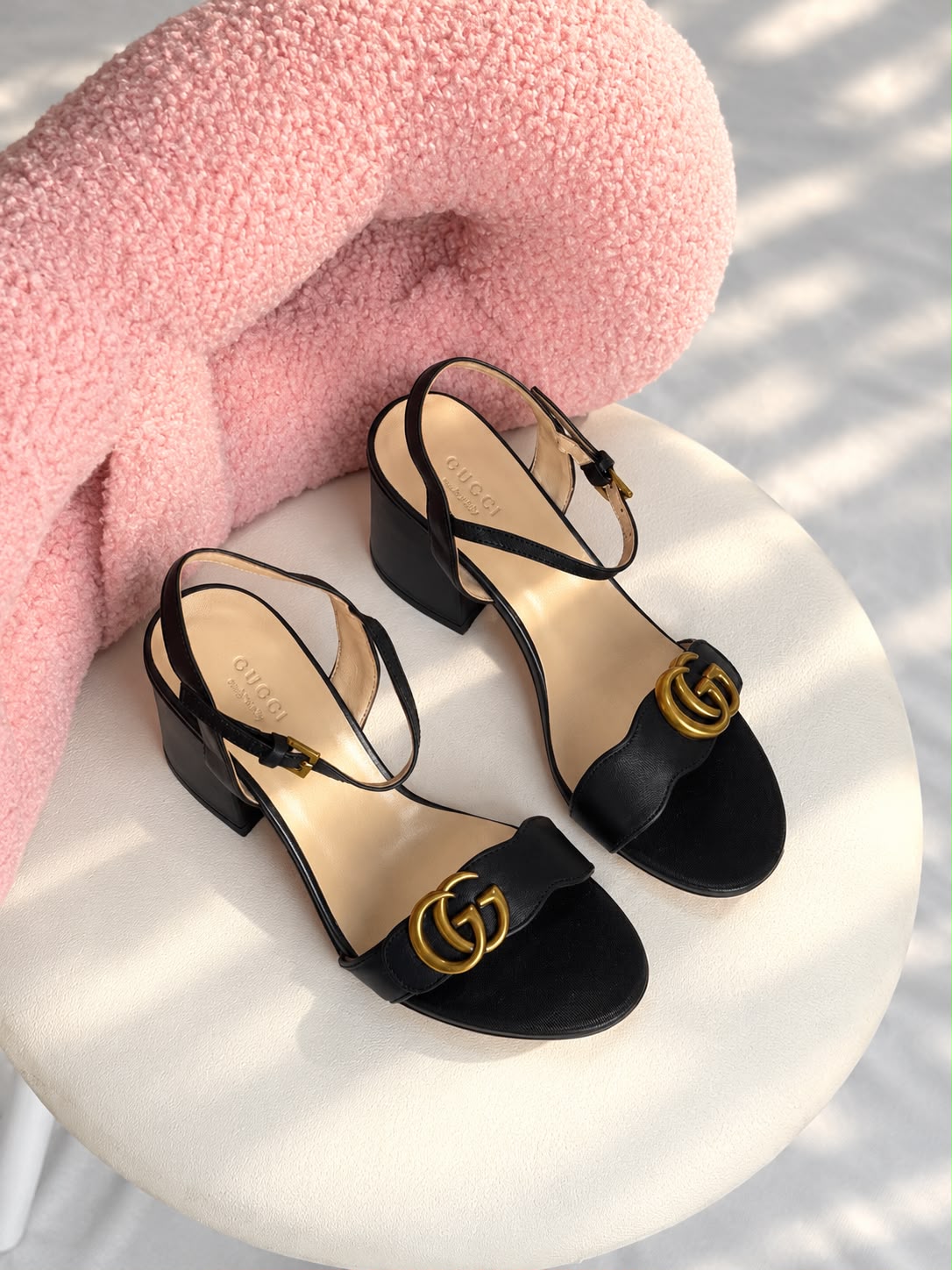 Gucci Interlocking G Slingback Sandals