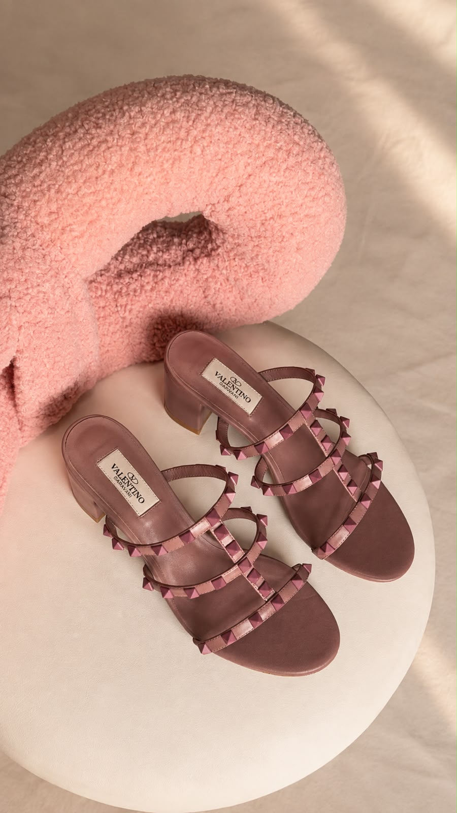 Valentino Garavani Rockstud Slide Sandals