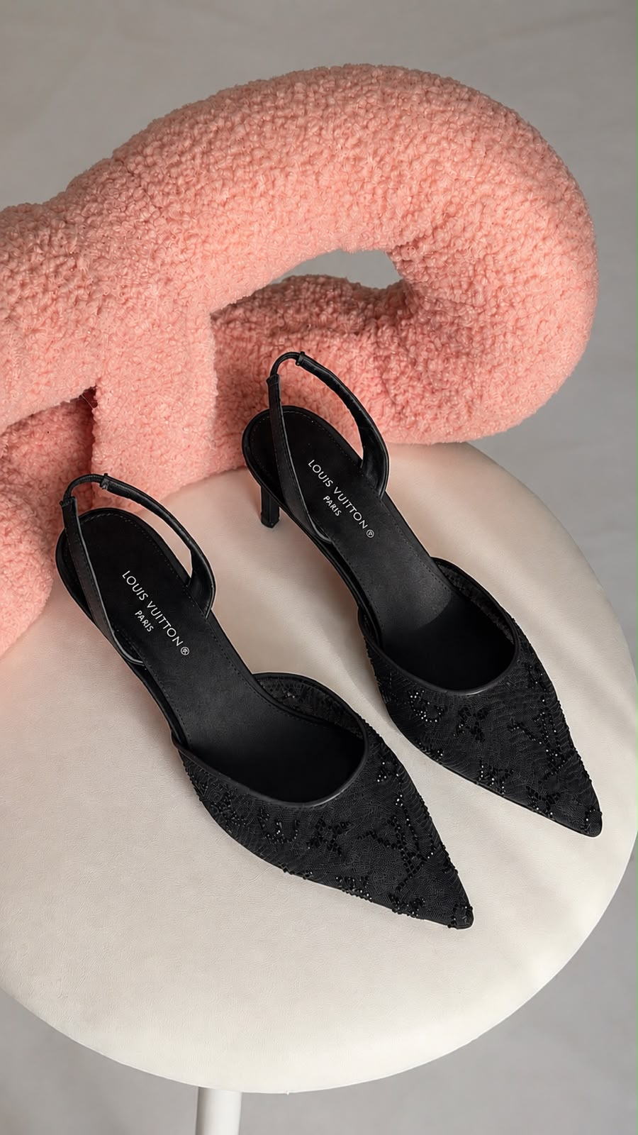 Louis Vuitton Madeleine Slingback Pointed-Toe Flats